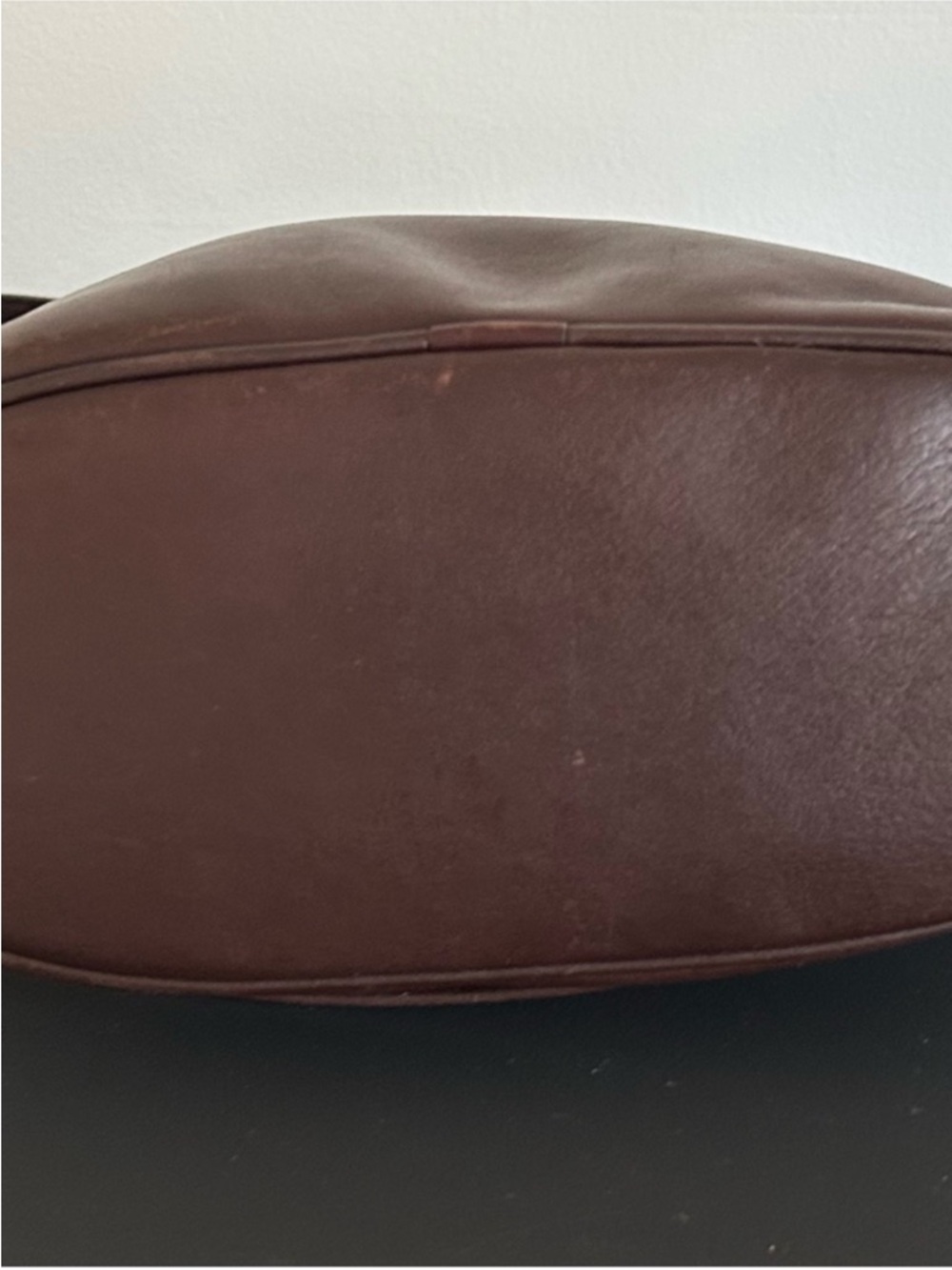 Coach Vintage Brown Leather Flap Shoulder Bag NYC Glove Tanned Leather Structure - Picture 10 of 16